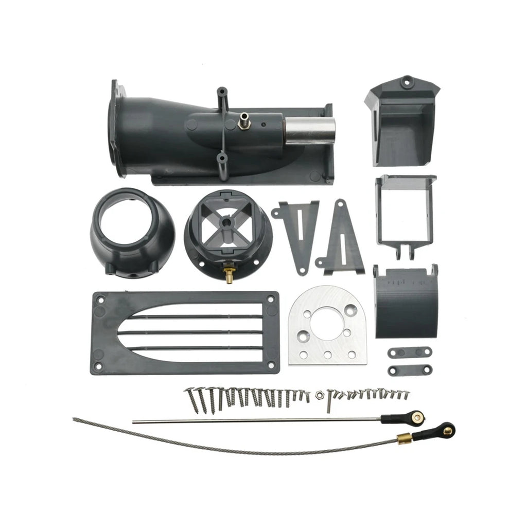BVBV Water Jet Thruster Power Sprayer Pump Water Jet Pump with 3650 Brushless Motor + Water Cooling Jacket for RC Jet Boat