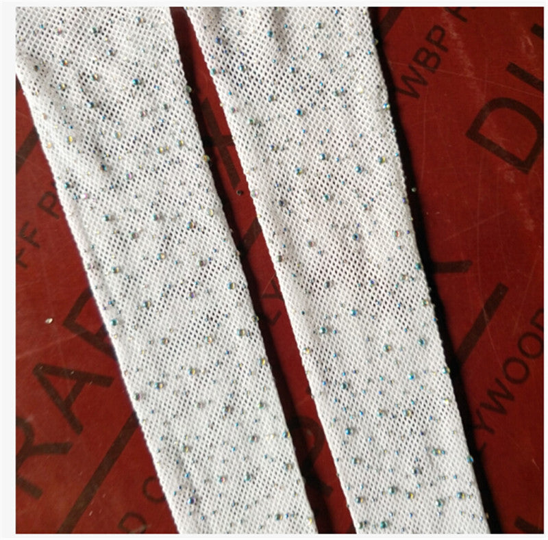 3-9Years Girls Pantyhose Rhinestone Stretchy Bottom Pants Long Fishnet Legging For Girls Cool Wild Peal Bottoms Tights Stockings