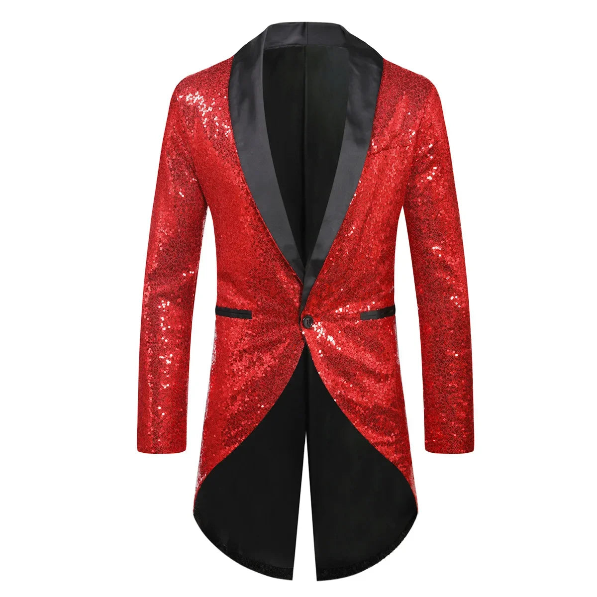 2024 Autumn New Six Color Fashionable SequinTuxedo Blazer for Men, Single Button Color Loose Performance Suit Dress Men Eur Size