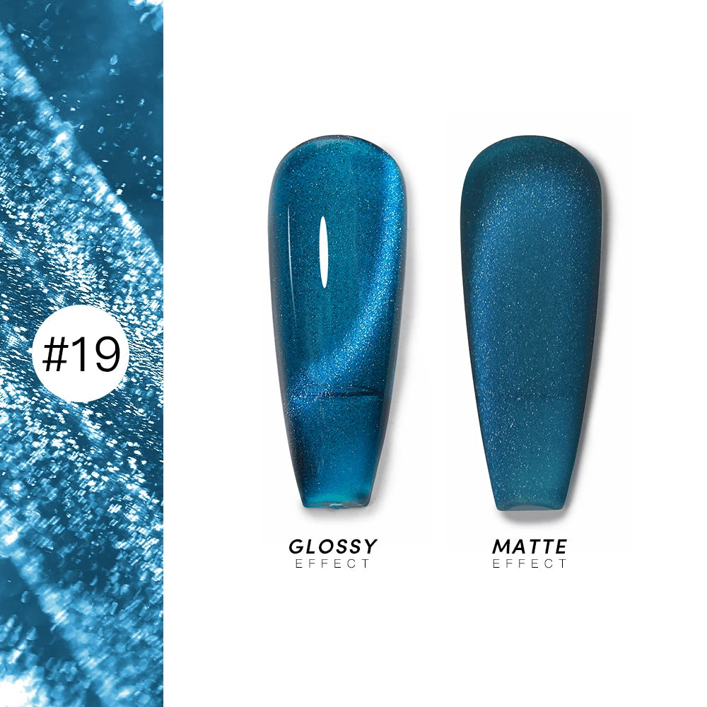 AS 15ml Cat Magnetic Gel Nail Polish Cat Eye Glitter Effect Semi Permanent 36 Colors  Soak Off UV Gel Varnish Manicure Nail Art