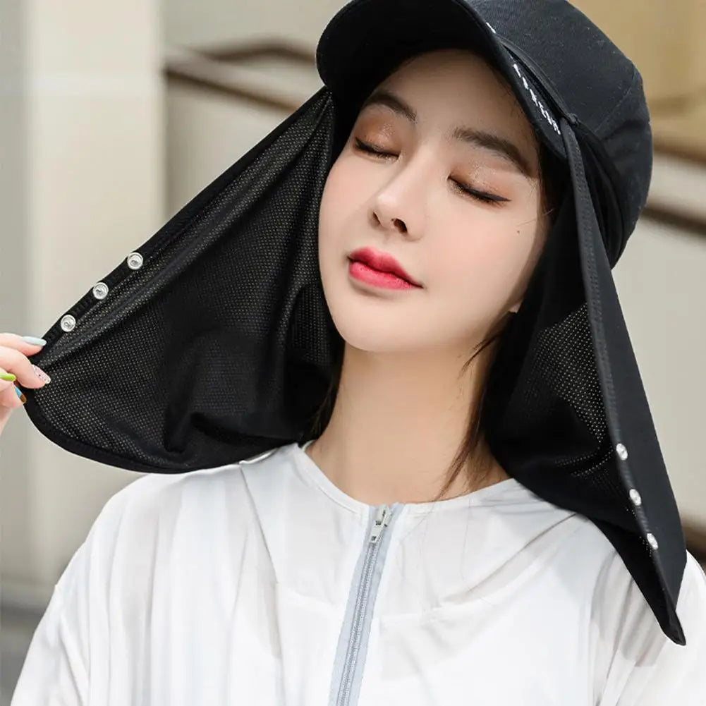 Face Summer Outdoor Cap Mask For Women Face Scarves For Men Sunscreen Veil Sunscreen Mask Anti-uv Face Cover Face Scarf