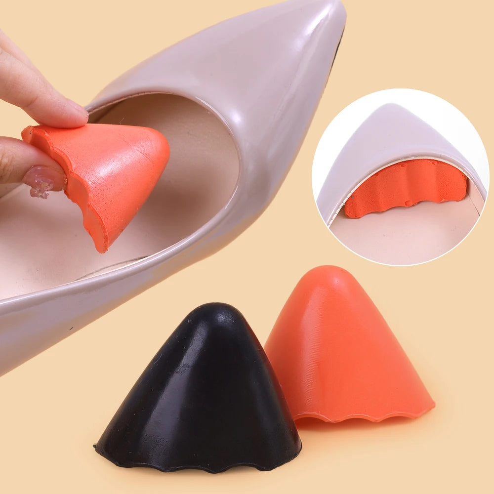 Sponge Forefoot Toe Plug Cushion Forefoots Insert Pads Women Adjust Reduce Shoe Size Pain Relief High Heel Filler Insoles