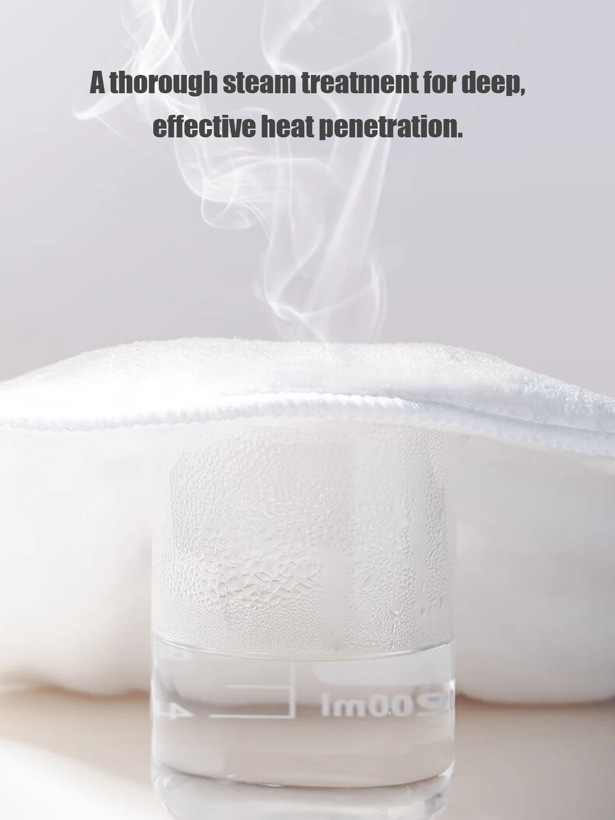 2-Piece Hot And Cold Compress Mask Set with & without Holes Heated Steaming Face Towel for Facial Eye Relief Skin Care Beauty