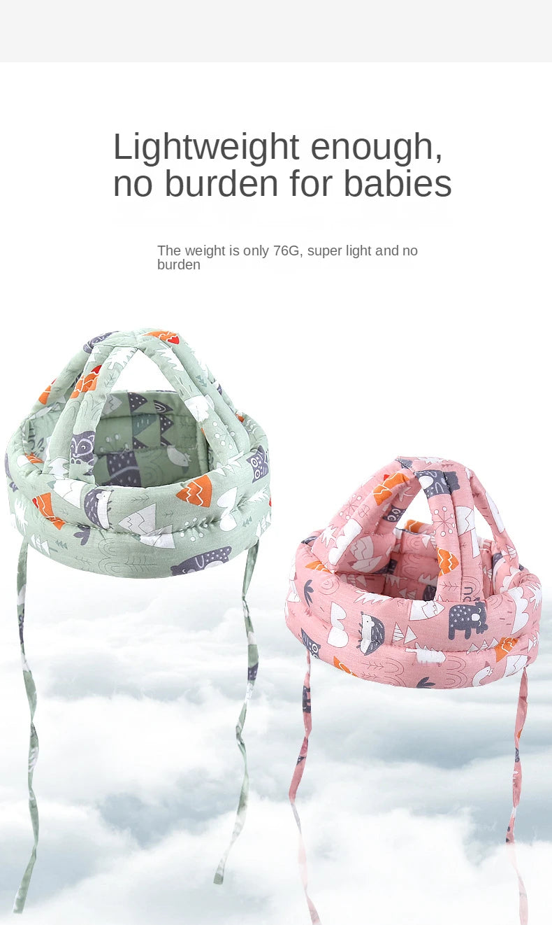 Baby Safety Helmet Head Protection Hat Toddler Anti-fall Pad Children Learn To Walk Crash Cap Adjustable Protective Headgear
