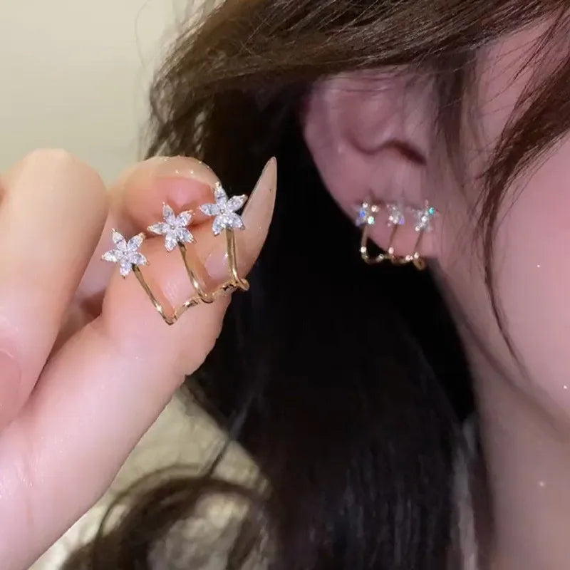 KOTiK New Fashion Contracted Heart Pearl Fine Earrings Joker Sweet Elegant Temperament Women Wedding Earrings Jewelry Gifts