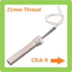 1/2" Cartridge Heating Element 12V 24V Electric Immersion Resistance Heater for Water 100mm