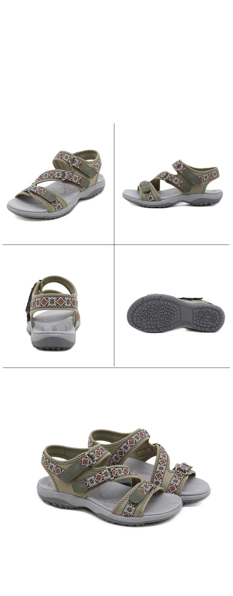 New Sandals Shoes Women Soft Sandals Lady Slip on Open Toe Walking Shoes Mother  Casual Footwear