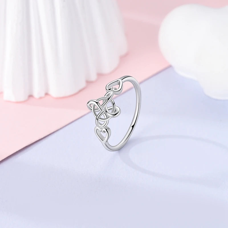 925 Sterling Silver Ring Shiny Sun Star Moon Lines Colorful Eternal Love Rings Wedding Jewelry Gift For Woman