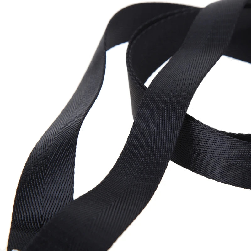 Adjustable Nylon Shoulder Bag Belt Replacement Laptop Crossbody Camera Strap Black Color