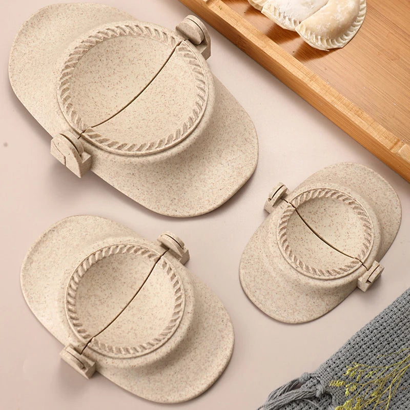 1PCS New DIY Wheat Straw Dumpling Maker Dumpling Machine Tools Dumpling Mold Clamp Baking Mold Pastry Kitchen Accessories