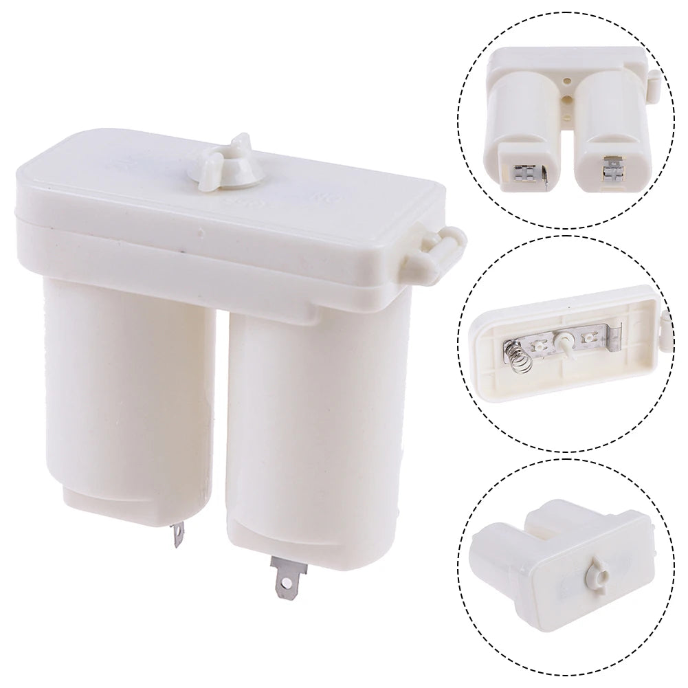 1/10pcs Gas Boiler Water Heater Battery Box Plastic Double Compartments Battery Box For Gas Water Heater Accessories