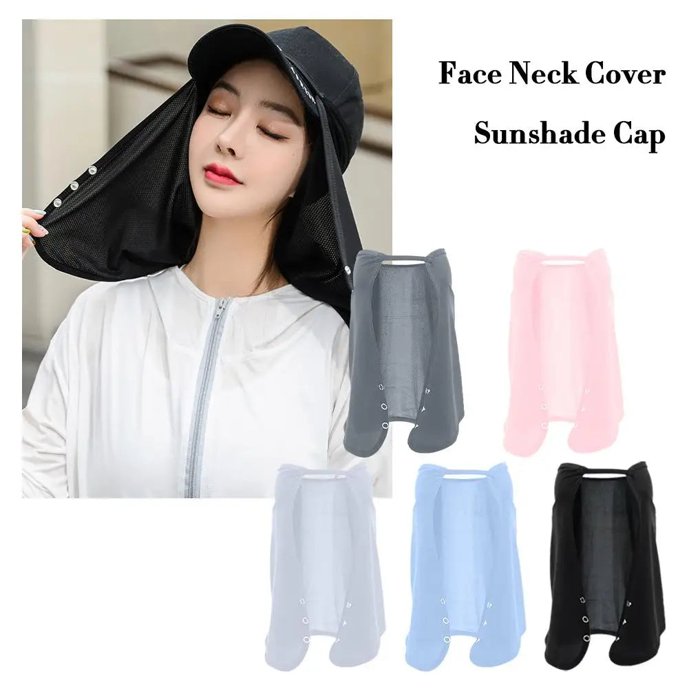 Face Summer Outdoor Cap Mask For Women Face Scarves For Men Sunscreen Veil Sunscreen Mask Anti-uv Face Cover Face Scarf