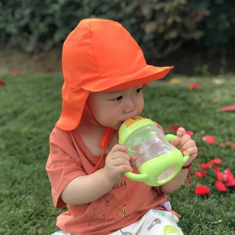 Quick-drying Children's Bucket Hats For 3 Months To 12 Years Old Kids Wide Brim Beach UV Protection Outdoor Essential Sun Caps