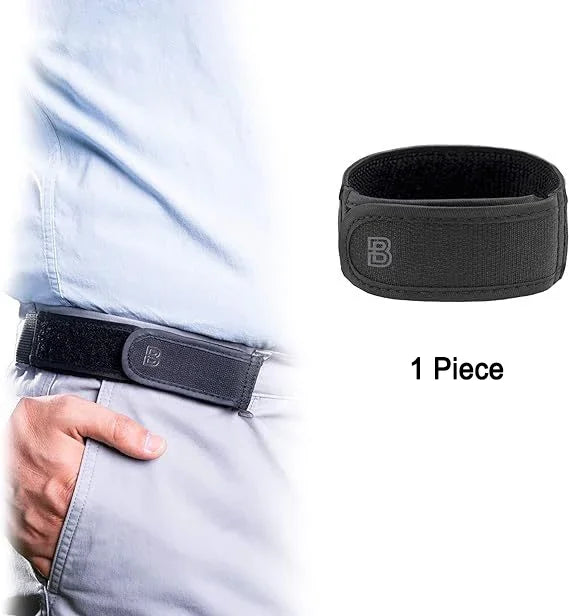 Buckle Free Waist Belts Men's Ultra-soft No Buckle Elastic Belts Fashion Comfortable Stylish Belt Loop Buckle-Free Belt Unisex