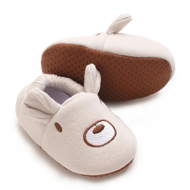 0-1Year Fashion Casual Shoes CartoonBaby Shoes Newborn Boy Girl First Walker Cute Spring and Autumn Pure Cotton Warm Soft Bottom