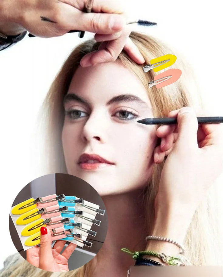 4Pcs/Set Beauty Salon Seamless Hairpin Professional Styling Hairdressing Makeup Tools Hair Clips For Women Girl Headwear