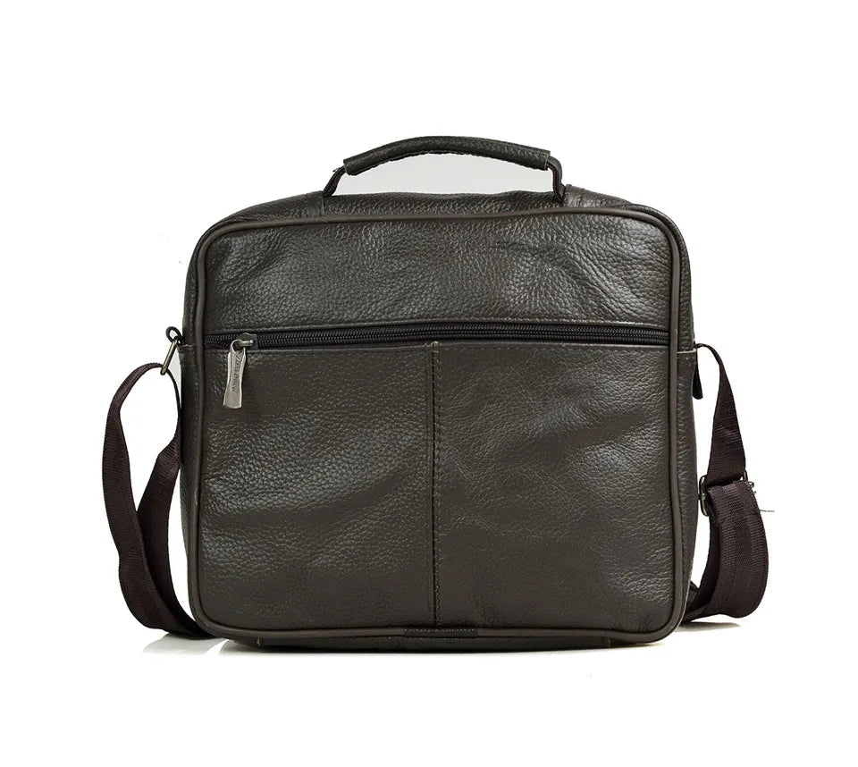 New Arrival Men Shoulder Bag Men's Genuine Leather Messenger Bag Boy Coffee Middle Size Handbags Tote Natural Skin Men Briefcase