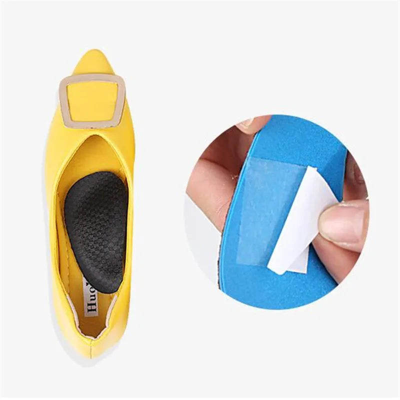 1Pair EVA Sports Palm Protector Insole For Men Women Flat Arch Support Half Cushion Inside Outside Splay Orthopedic Footbed Pads