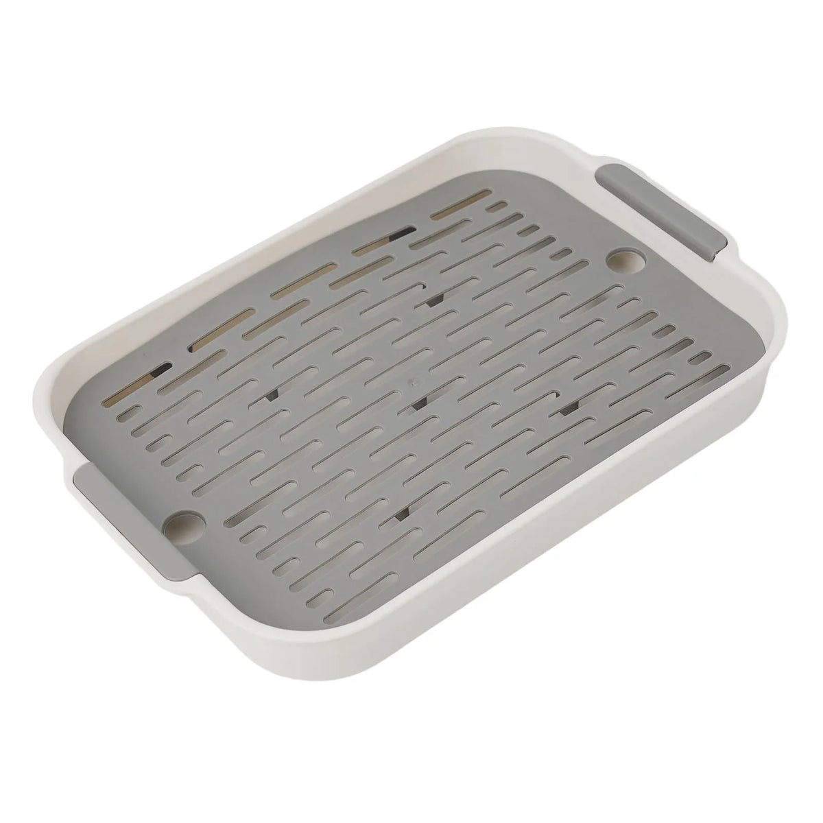 Tray Rabbit Litter Tray Smooth Corner Detachable Design Heightened Grid Design White Blue For Pet’s Training For Pet’s Training