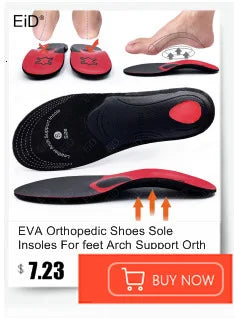 EiD 3/4 Leder orthopädische Schuheinlagen für Plattfüße Fußgewölbestütze orthopädische Schuheinlegesohle Einlegesohlen für Herren und Damen Fußpflege