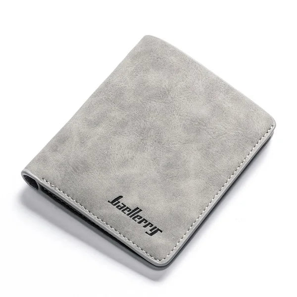 New Men Wallet Leather Business Foldable Wallet Luxury Slim  Hipster Cowhide Credit Card/ID Holders Inserts Coin Purses