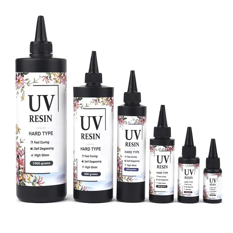 500/1000g UV Resin Glue Ultraviolet Curing Transparent Epoxy Resin UV Glue DIY Resin Jewelry Making Supplies UV Glue Adhesive