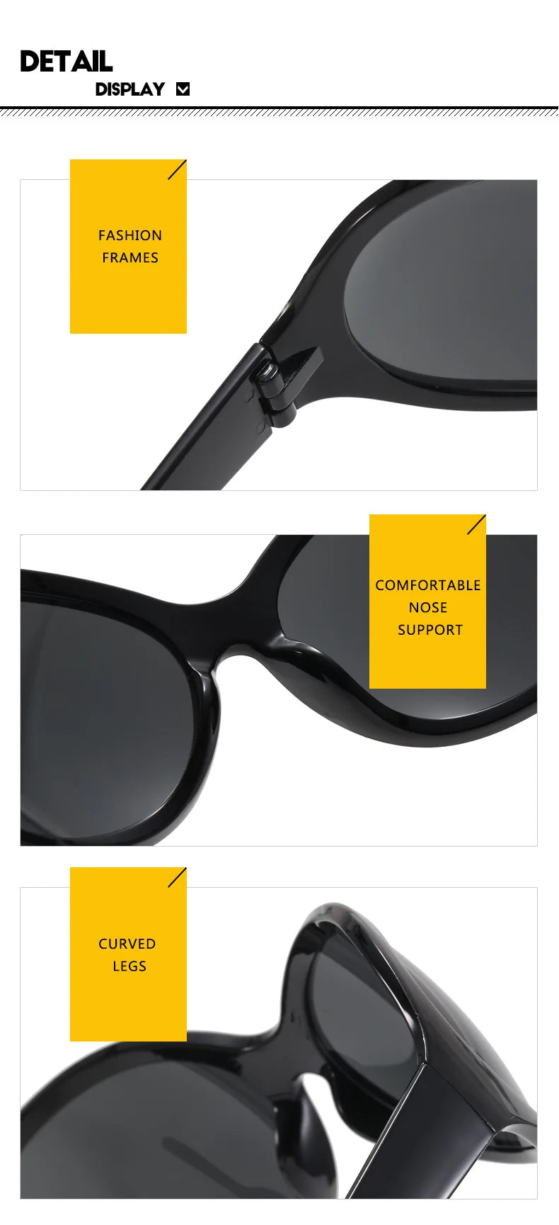 DOHOHDO UV400 Fashion Irregular Round Sunglasses For Women Men Vintage Designer Ladies Sun Glasses Ins Trending Female Shades