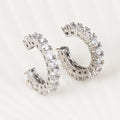 2Pcs Full Rhinestone Zircon Ear Cuff Ear Clip for Women No Pierced C Shape Earcuff Ear Wrap Earcuff Clips Jewelry Gifts