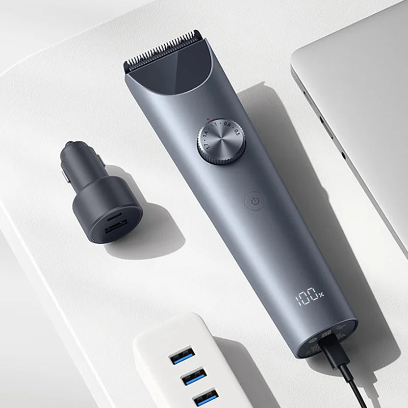 Mijia Hair Clipper 2 Hair Trimmer Professional Beard Cut Machin IPX7 Waterproof Wireless Haircut Machine Mijia Clipper 2