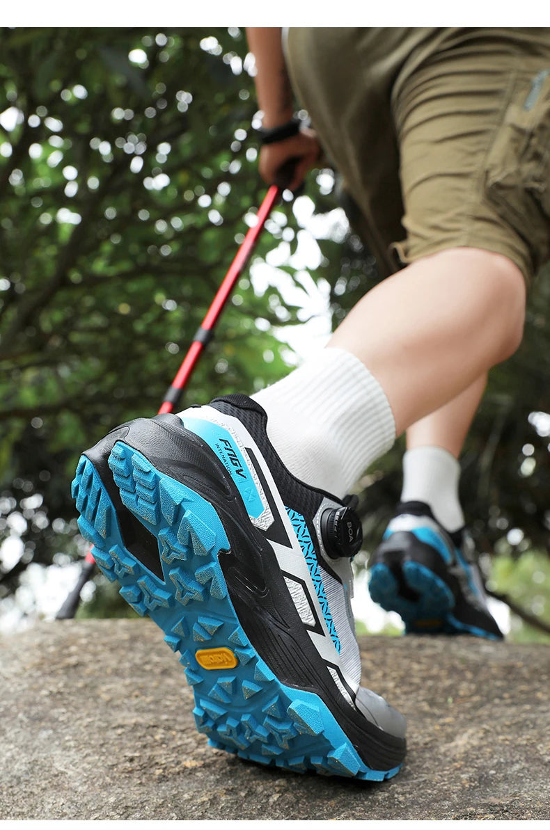 Zapatillas de senderismo elegantes para hombre, zapatillas de trekking resistentes con forro cálido de felpa para invierno, calzado masculino
