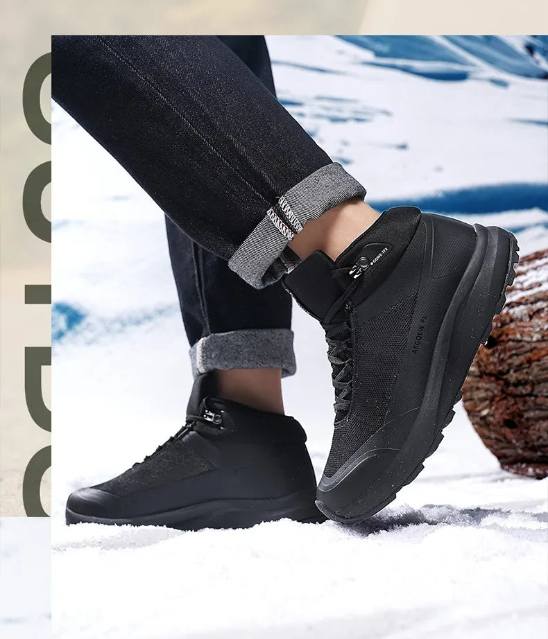 Waterproof Trekking Trainers for Men Comfortable and Supportive Man Hiking Sneakers Outdoor Activities Climbing Walking Shoes