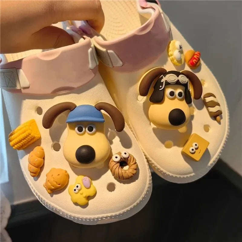 DIY Hole Shoes Charms Set Cute Cartoon Handmade Designer Quality Garden Shoe Decorations Gift for Girls