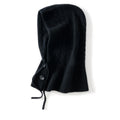 100%Quality Cashmere Balaclava Hoods For Women Warm Ring Scarf Beanie Hat Windproof Hooded Button-up Neck Collar Knitted Hat