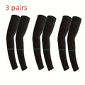 3 Pairs UV Arm Sun Sleeves – Breathable Protection, Uses for Driving Sports Hiking & Outdoor Summer Activities