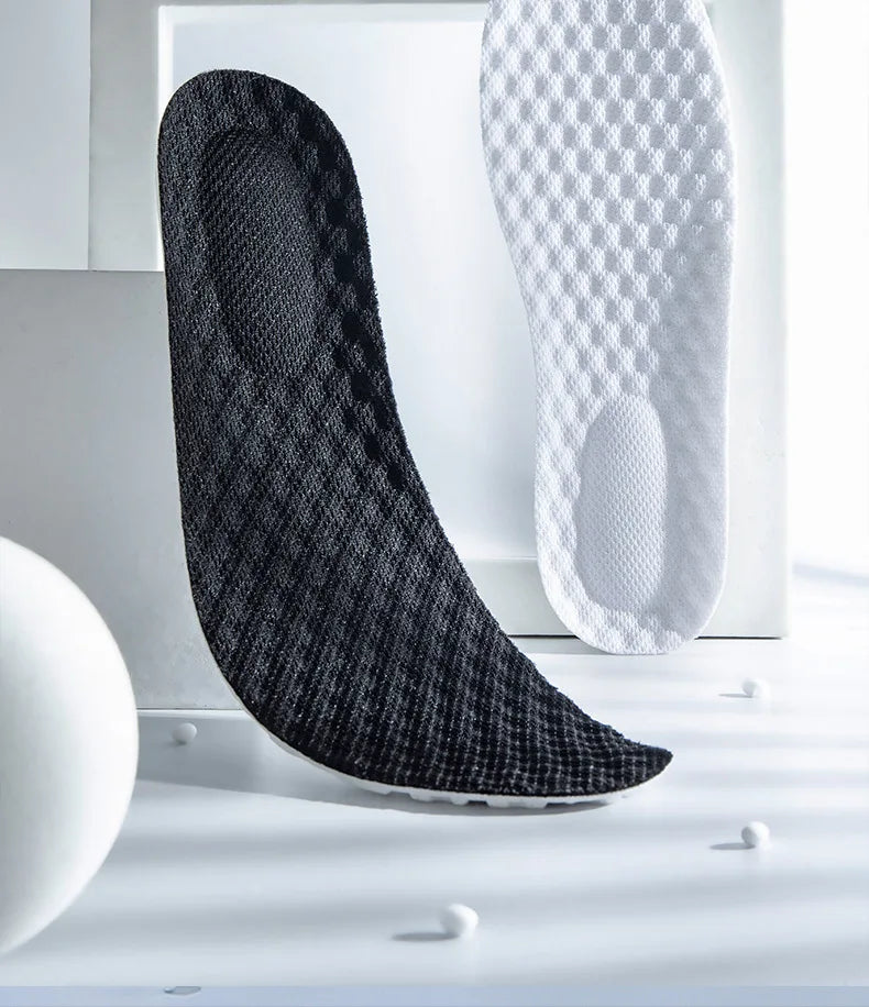Latex Memory Foam Insoles for Sports Soft Foot Support Shoe Pads High Elastic Orthopedic Sport Insole Feet Care Insert Cushion