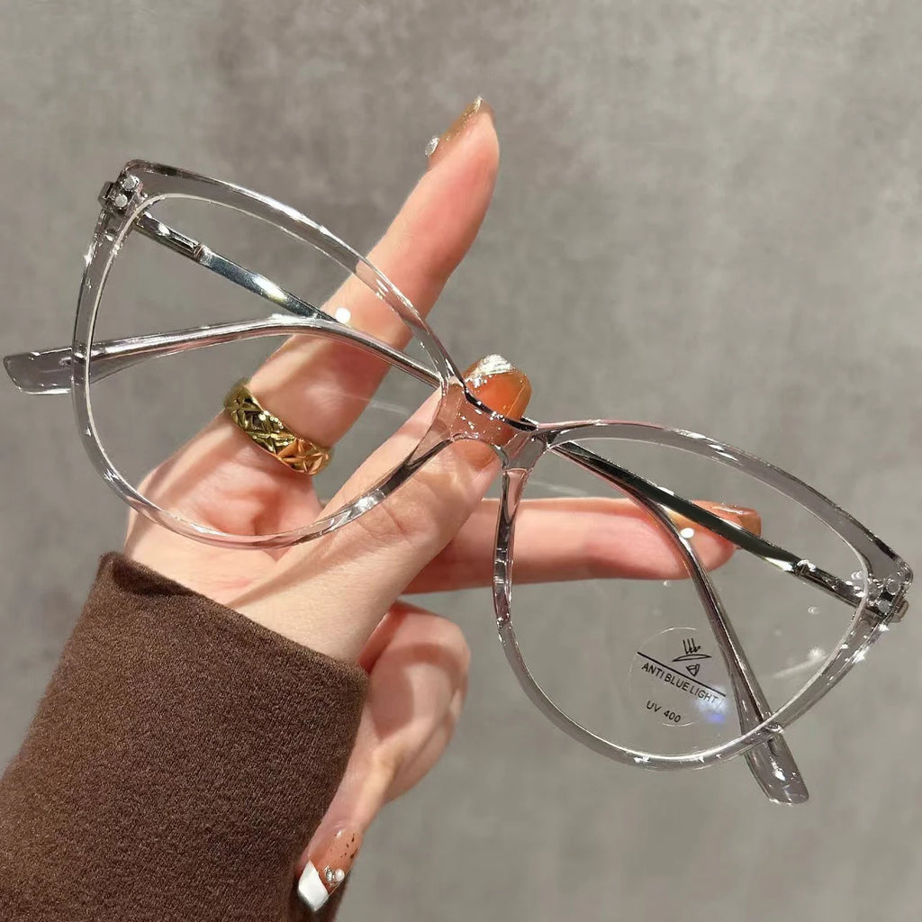 Retro Cat-eye Reading Glasses For Women Elegant Frame With Blue Light Blocking Lightweight And Stylish ReadingGlasses 9216