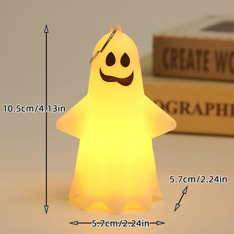 Halloween LED Pumpkin Lamp Ornaments Horror Atmosphere Kids Toy 2026 Halloween Party Home Decor Decoration Supplies