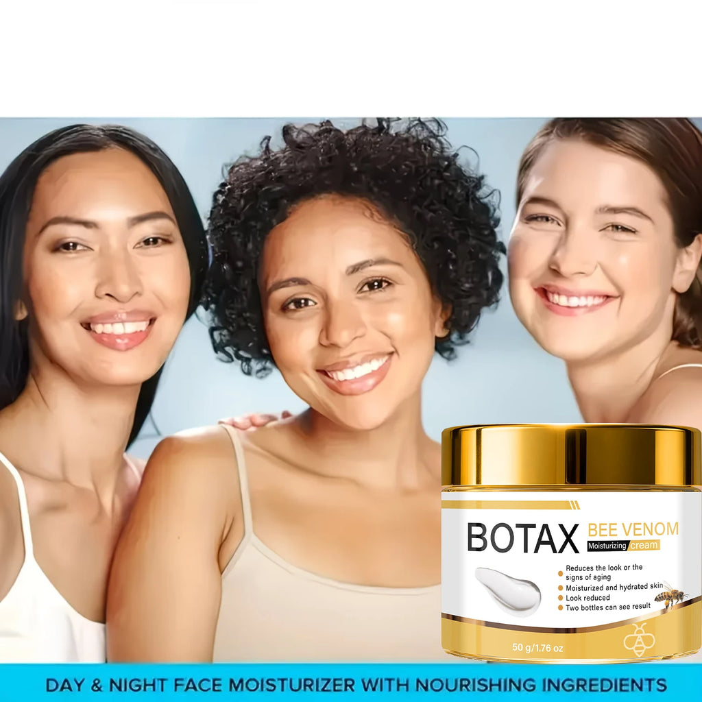 BOTAX Bee Venom Moisturizing Cream, Firming & Anti-Aging with Retinol, Hyaluronic Acid & Collagen for Hydrated Skin