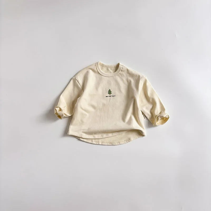 MILANCEL Neue Frühling Kinder Dünne Stil T-shirt 1-5T Kinder Cartoon Tier Unterhemden Mädchen Oberteile