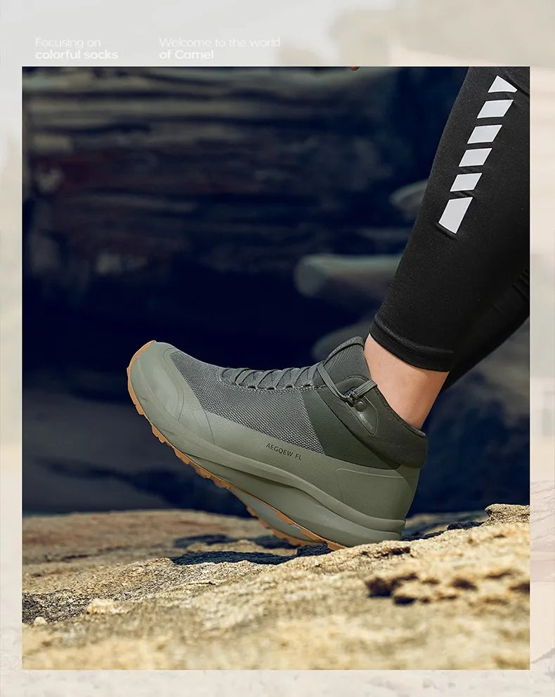 Waterproof Trekking Trainers for Men Comfortable and Supportive Man Hiking Sneakers Outdoor Activities Climbing Walking Shoes