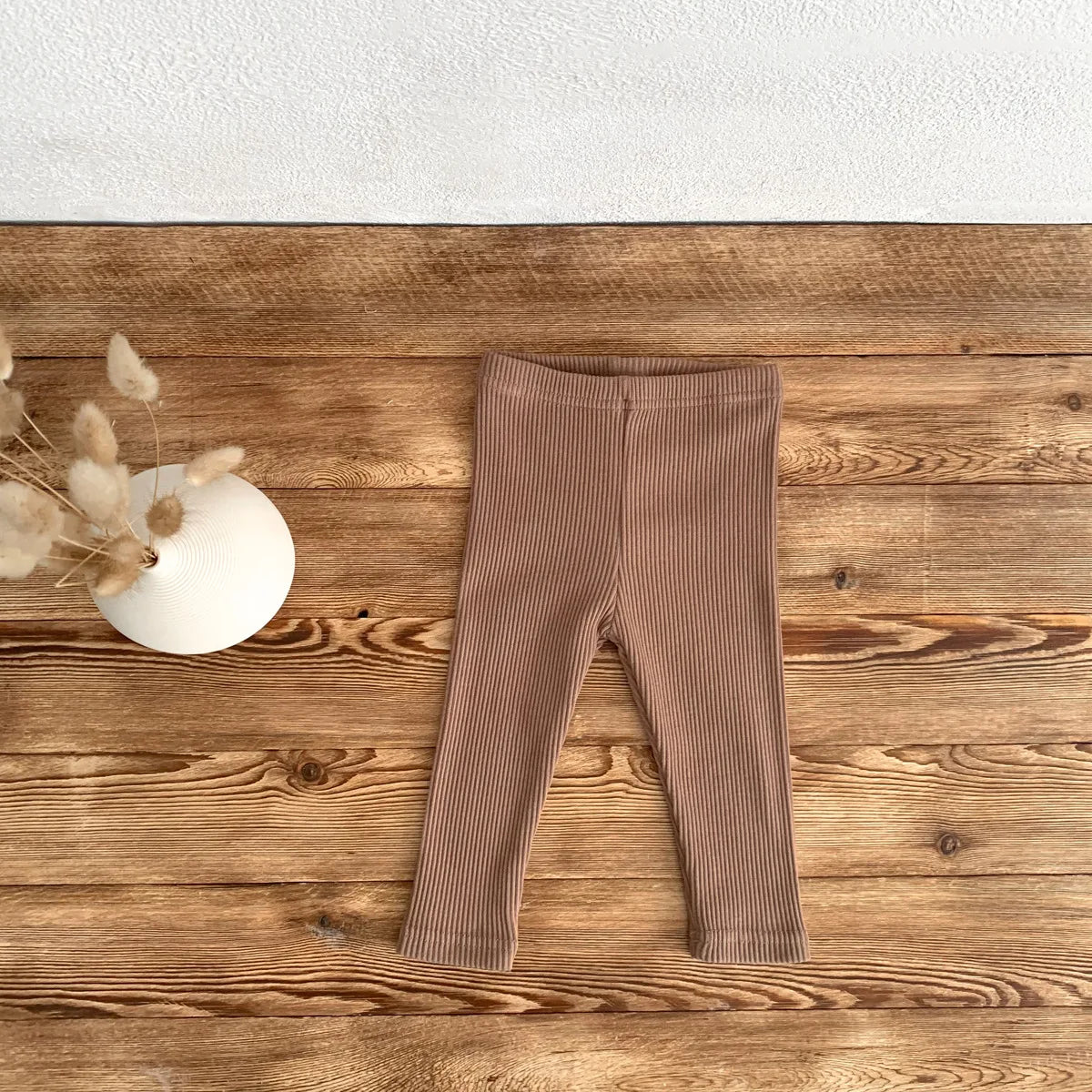Kids Baby Winter Leggings Girls Skinny Ribbed Pants Toddler Casual Elasticity Simple Render Pants Boys Warm Cotton Trousers