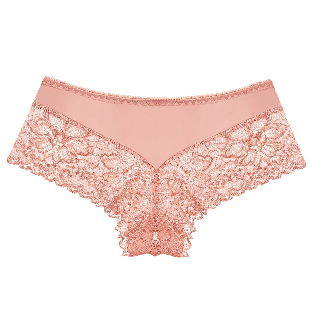 WarmSteps 3Pcs/Set Sexy Lace Panties Women Underwear Flroal Rmantic Women's Pantys Female Lingerie G Strings Thongs Briefs Tanga