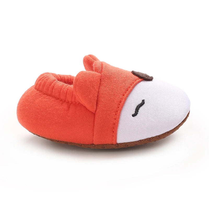 0-1Year Fashion Casual Shoes CartoonBaby Shoes Newborn Boy Girl First Walker Cute Spring and Autumn Pure Cotton Warm Soft Bottom