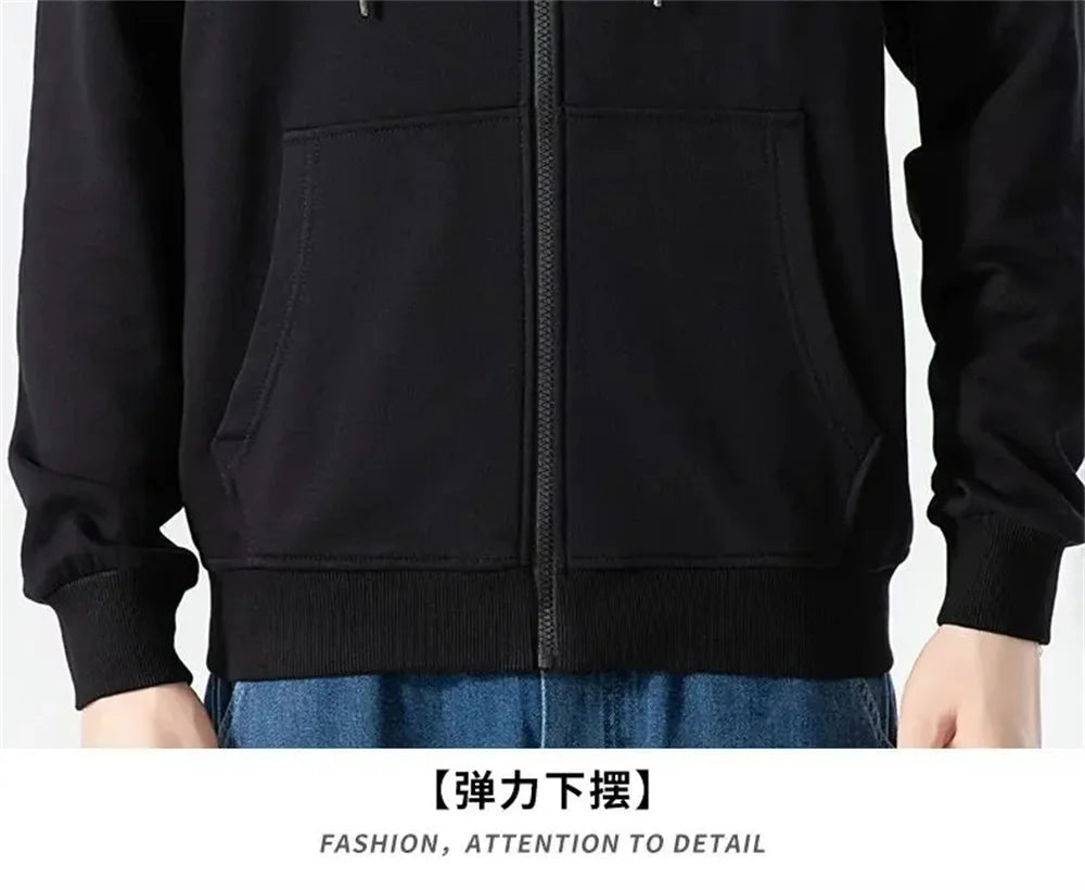 2025 Japan Motorcycle Africa Twin Crf 1000L Men Solid Color Zipper Long Sleeve Jackets Fashion Casual Sweatshirt Pullover Hoodie