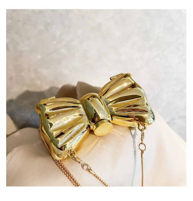Purses and Handbag Luxury Designer Shoulder Bags Funny Shape Party Wedding Round Acrylic Shiny Clutch Purse Golden Evening Bag
