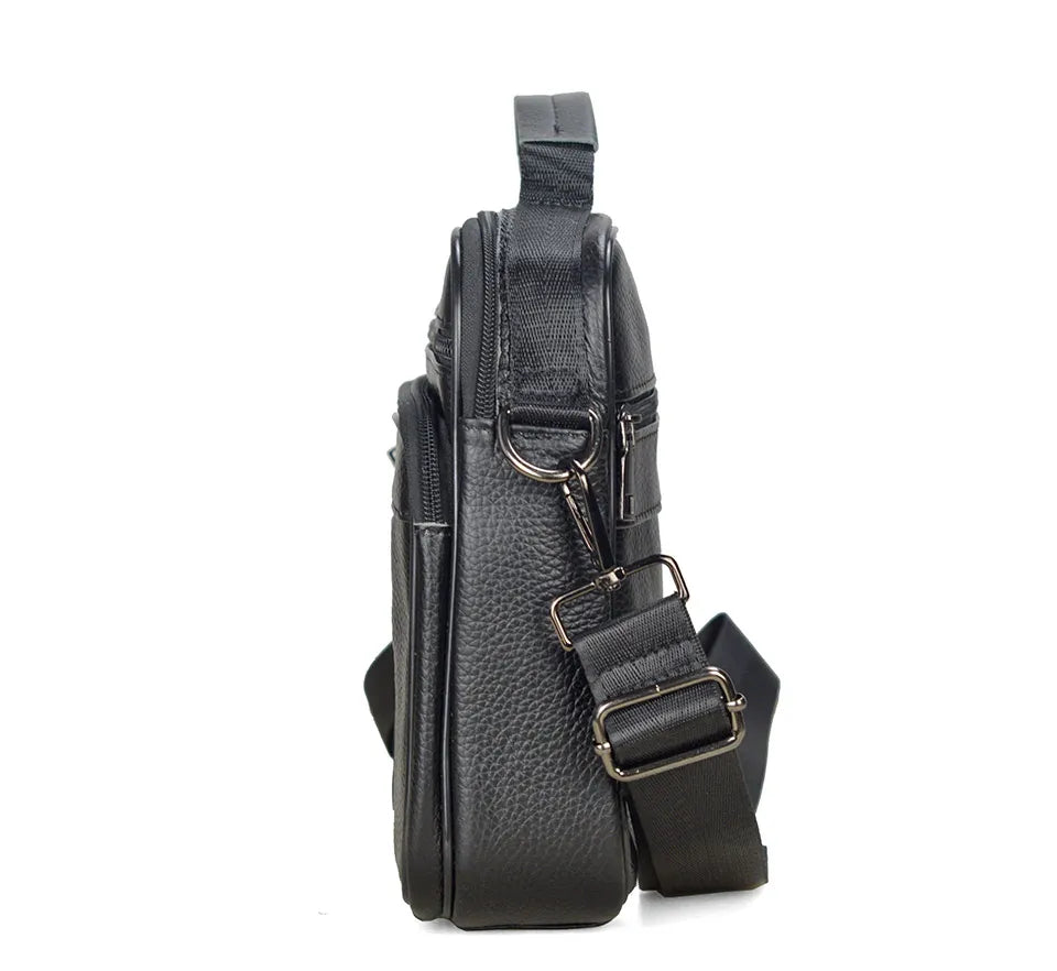 New Arrival Men Shoulder Bag Men's Genuine Leather Messenger Bag Boy Coffee Middle Size Handbags Tote Natural Skin Men Briefcase