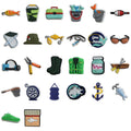 Fishing Shoe Charms for Crocs Accessories Sandals Men Clogs Pins Women Badges Boy Girls Jeans Kids Decorations Buckle Shoes