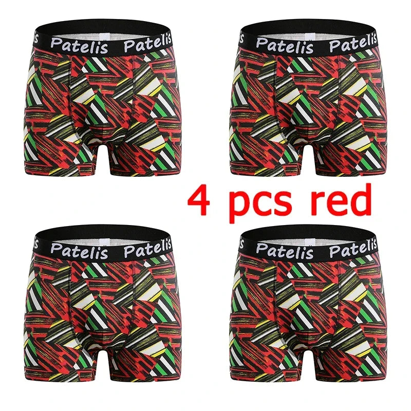 Men's Boxers Plus Size 7XL for 90-200kg Big Size Shorts Comfortable Underwear Full Cotton Fabric High Quality Mens Panties
