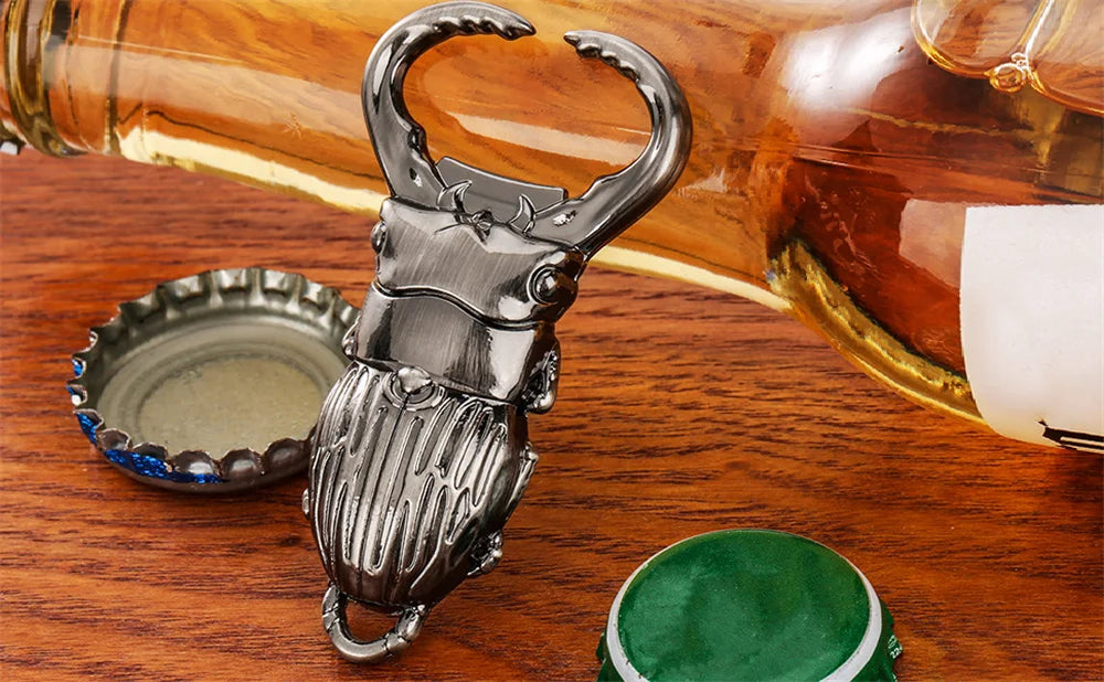 Exquisite Beetle Insect Shape Metal Beer Bottle Opener Funny Birthday Gift Kitchen Bar Tool Beverage Openors