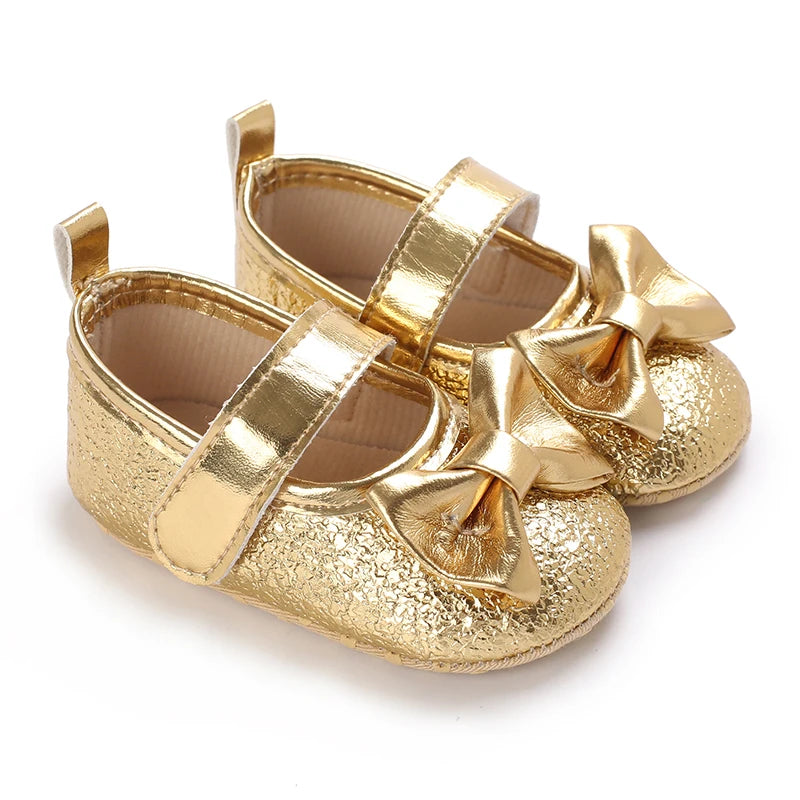 Spring and Autumn Baby Princess Shoes Cute Bow Baby Shoes Soft Bottom Anti slip Baby Sneakers